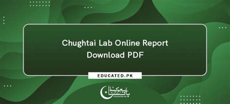 Chughtai Lab Online Report 2022 .